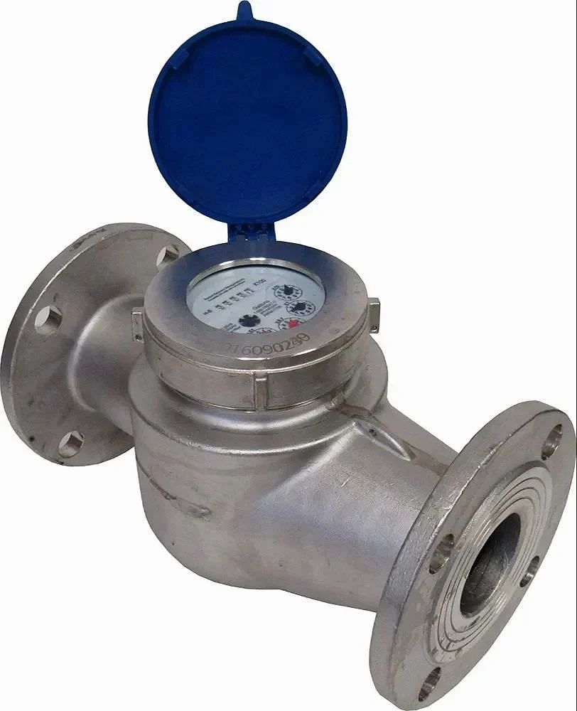 Local Stainless Steel S S Water Meter Flanged End, Size: 0.5 - 2 Inch, Model Name/Number: Std