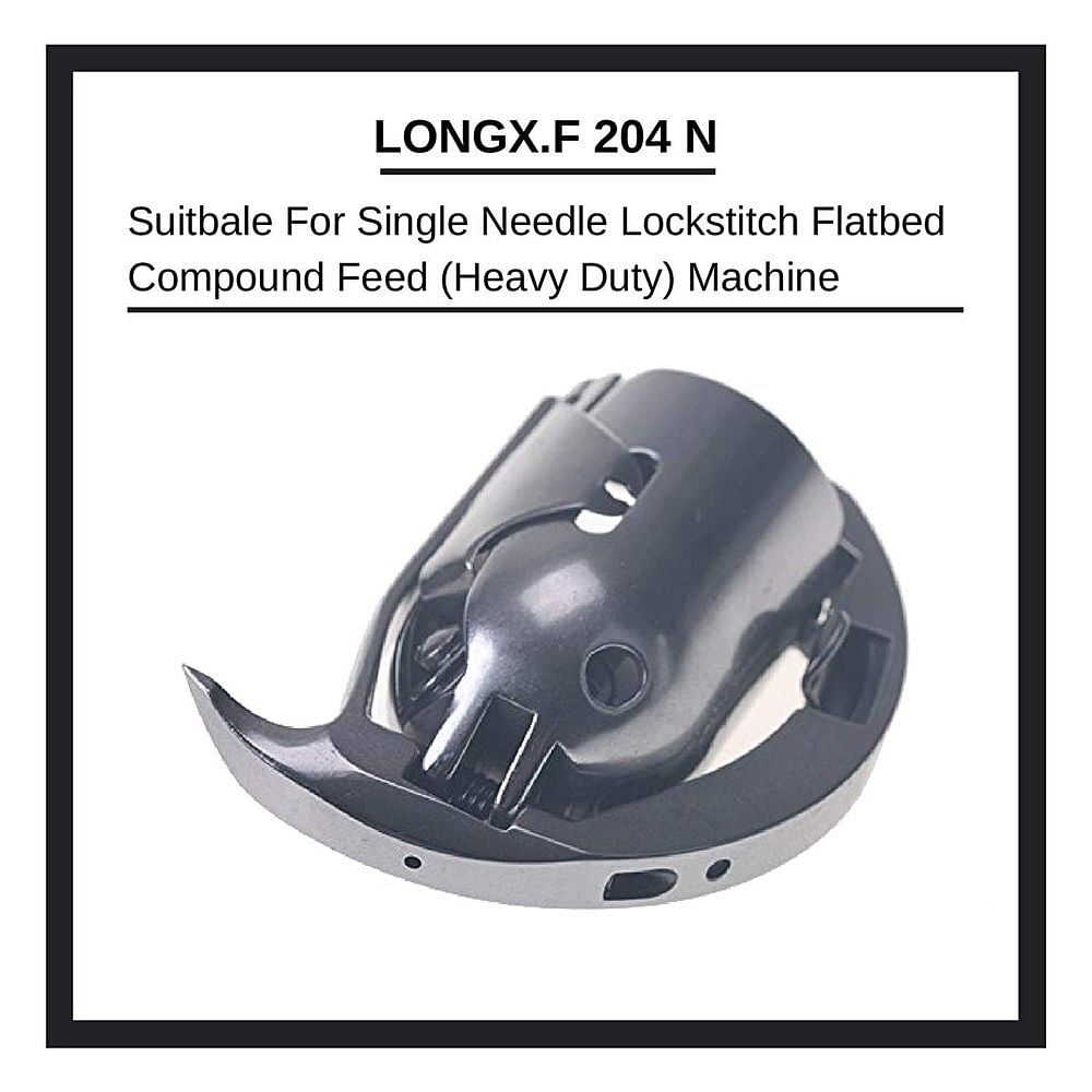 Longx.F-204 n Large Hook Set For Single Needle Lockstitch Compound Feed Sewing Machine