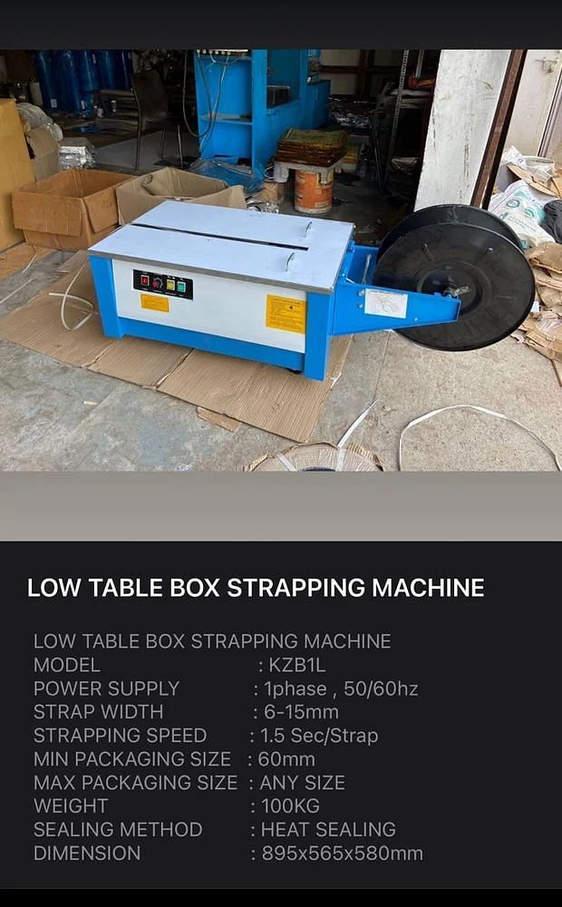 Low Table Strapping Machine