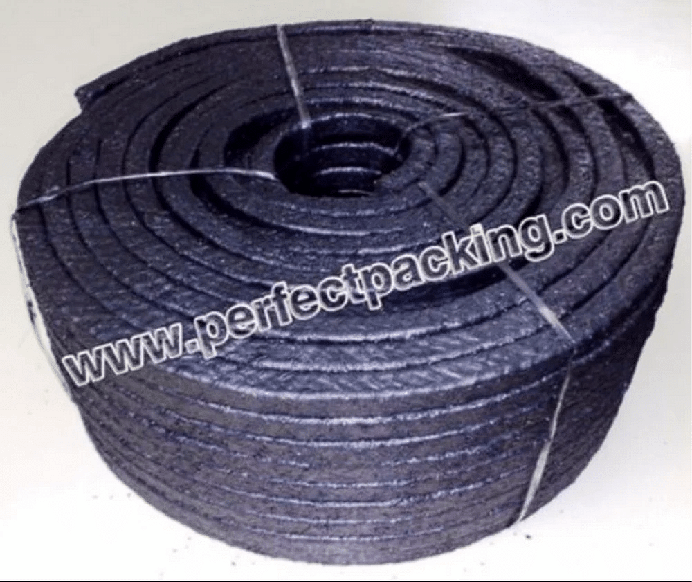 Lubricated And Graphited Asbestos Packing  With Brass Wire