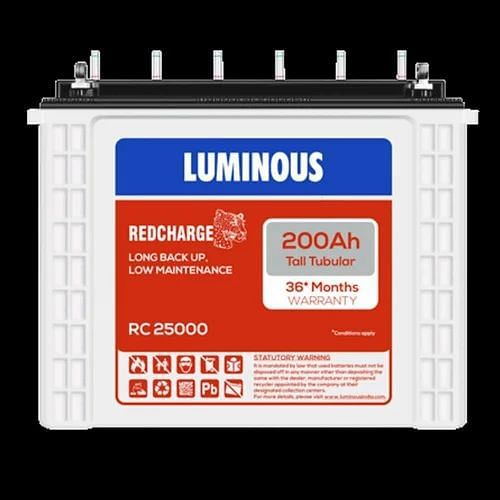 Luminous 200Ah RC 25000 Inverter Battery