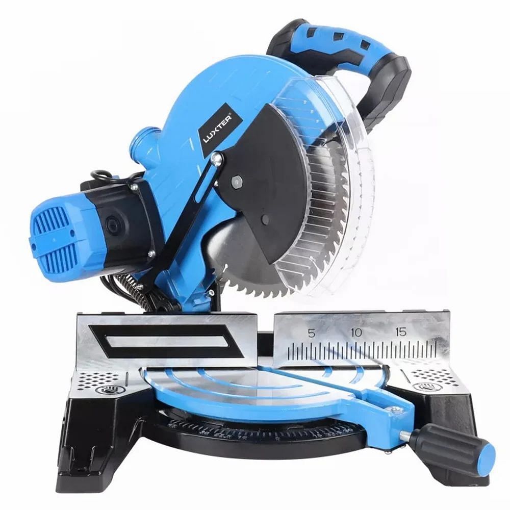 Luxter 255mm(10 Inch) Laser Guider Bevel Cutting Compound Miter Saw For Aluminum Work