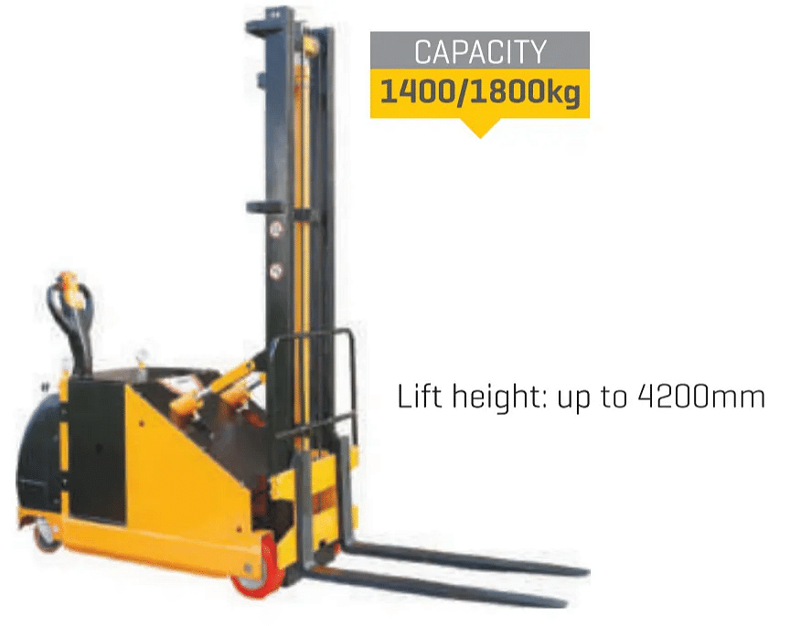 Maini Mild Steel Counterbalance Electric Stackers, For Material handling