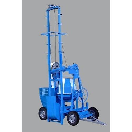 Major 2 Pole Lift Mechanical Clutch Type Concrete Mixer, Capacity: 1 Bag Or 10/7 Cft Or 200l, Model Number: Mcl-10