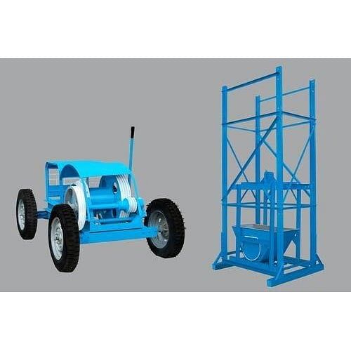 Major Four Pole Channel Frame Type Tower Hoist