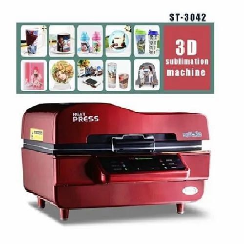 Manual 3D Sublimation Machine For Printing Mugs Shots Plates