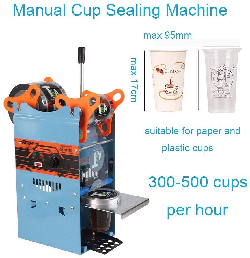 Manual Cup Sealing Machine In Mumbai, Capacity: 350 to 500 glass per hour