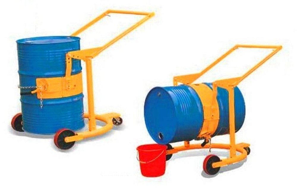 Manual Drum Carrier Cum Tilter, Lifting Capacity: 350