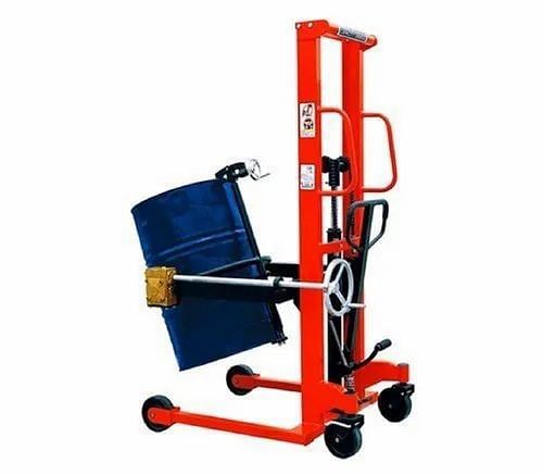 Manual Hydraulic Drum Lifter And Tiller, Lifting Capacity: 1400 kg, 1200mm