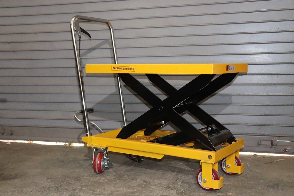 Manual Hydraulic Lifting Trolley, For Industrial