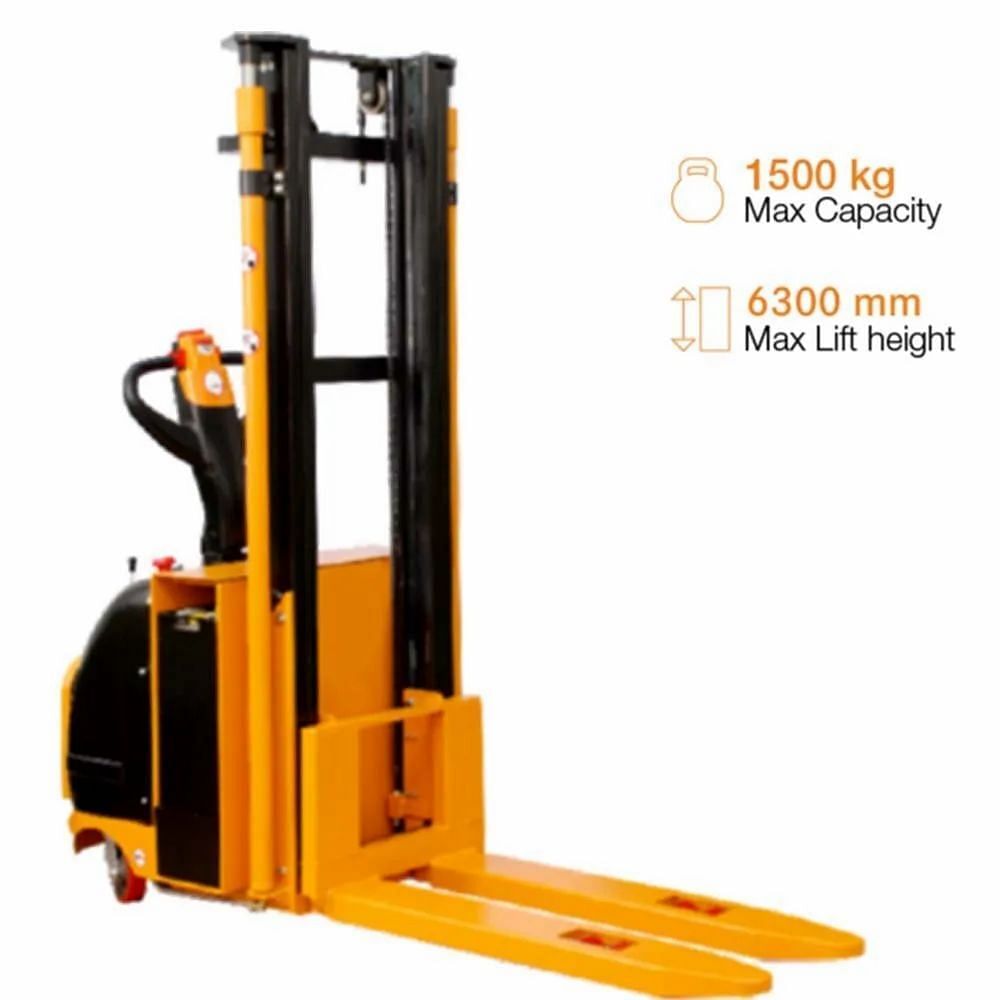 Manual Mild Steel Maini Electric Stacker, For Industrial