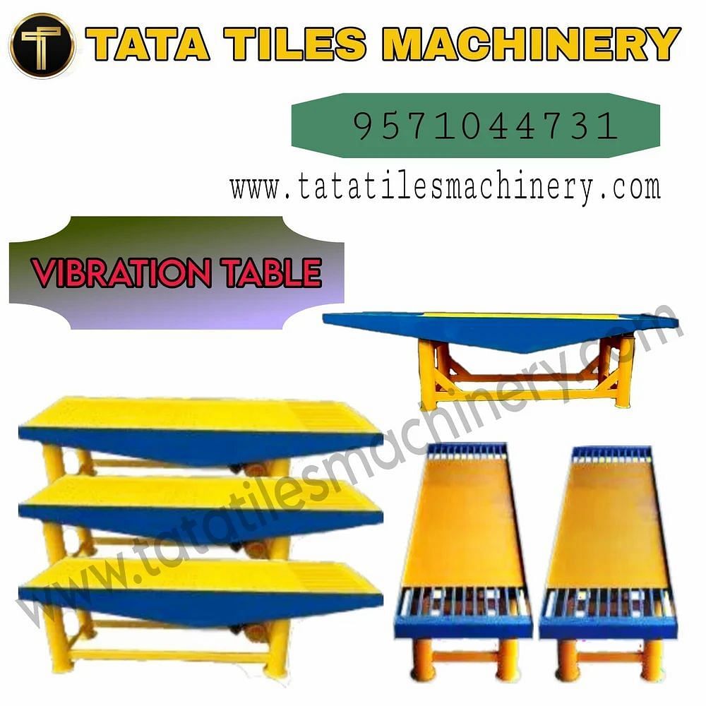 Manual Mild Steel Vibration paver block making machine, Capacity: 500-1000 Blocks per hour, Model Name/Number: TATAvibro01