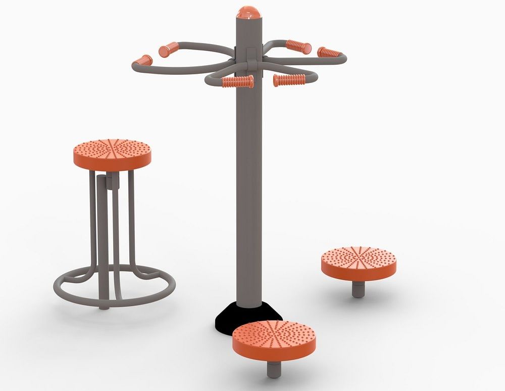 Manual Outdoor Sitting Cum Standing Twister, For Gym