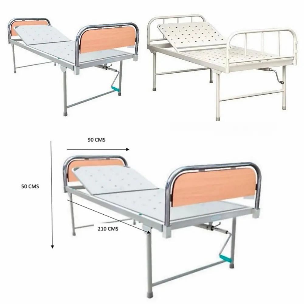 Manual Ss Hospital Bed, Mild Steel, Size/Dimension: 3x6.25x2