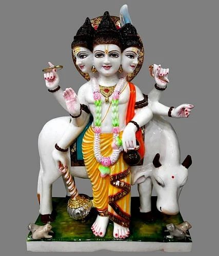 Marble Dattatreya Statues