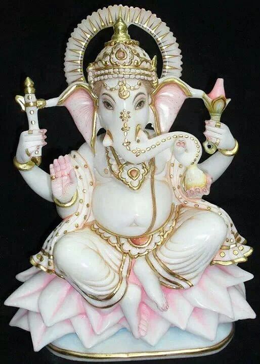 Marble Ganesh Statue, Temple