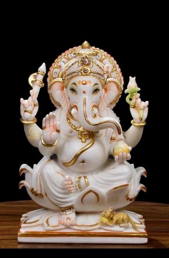 Marble Ganesh Statue, Temple