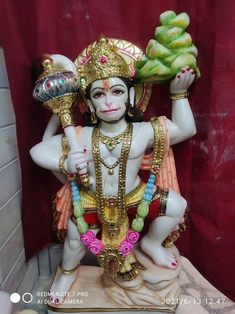 Marble Hanuman Statue, Home