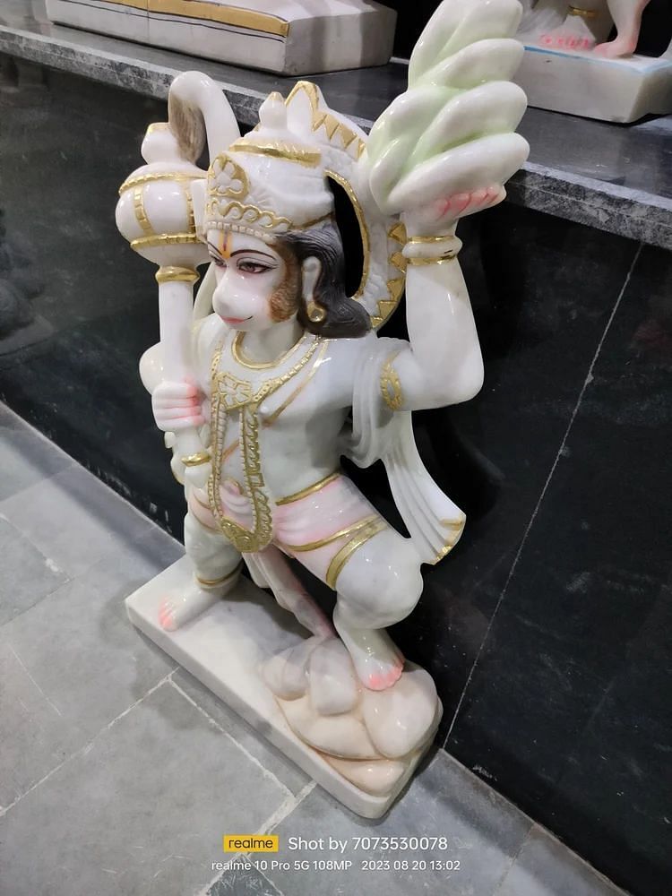 Marble Hanuman Statue, Temple