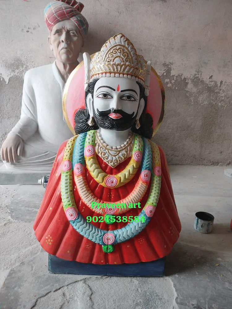 Marble Khatu Shyam Statue, Temple