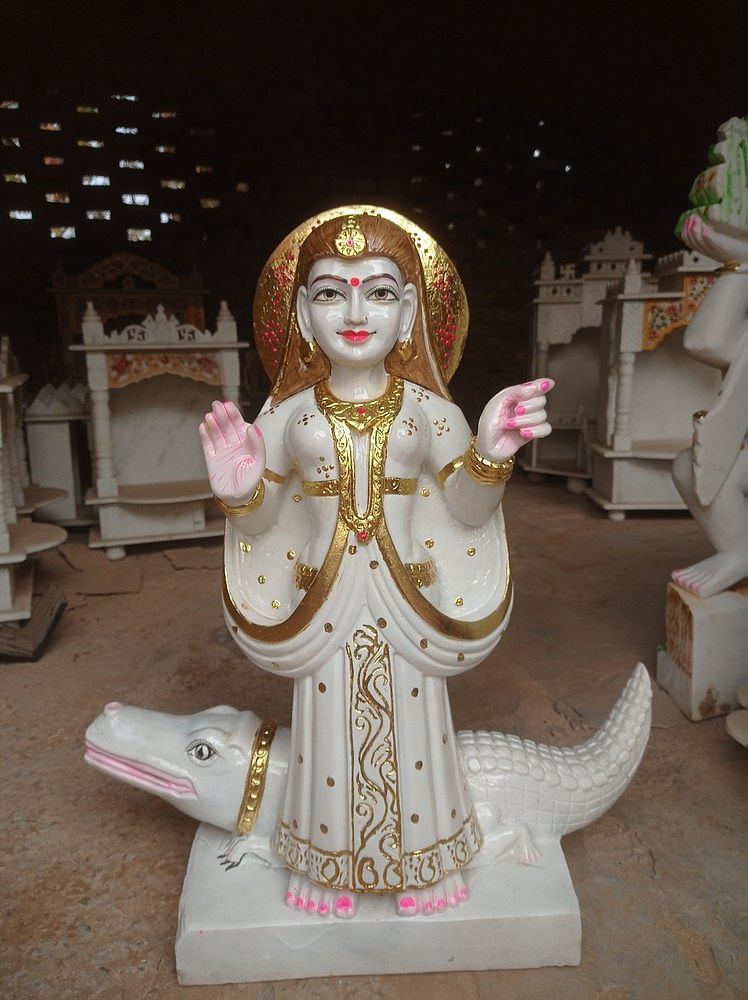 Marble Khodiyal Maa Statue