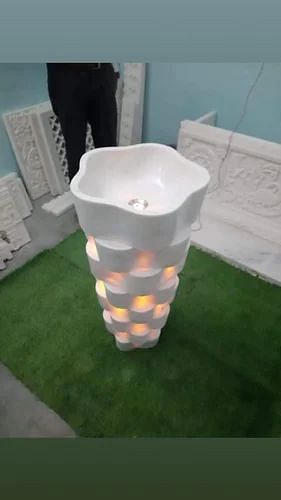 Marble light washbasin