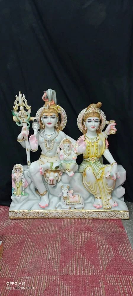 Marble Neelkanth Varni Statue, Temple