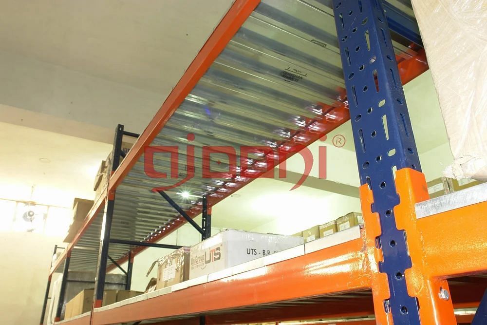 Material: Mild Steel Ajooni Storage Shelving, Load per Layer: 150 kg