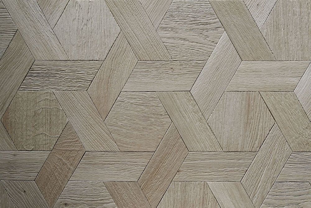 Matt Hexagod Wooden Floor