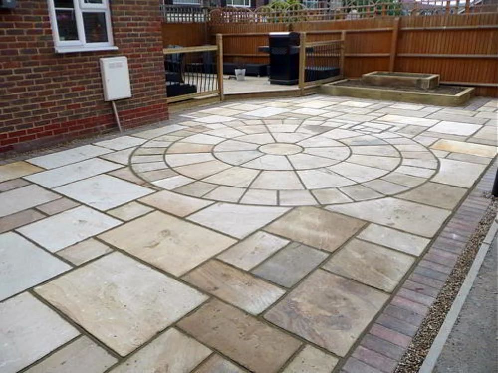 Matte Gwalior Mint Natural finish Paving Sadstone, For Flooring and Cladding, 25 mm