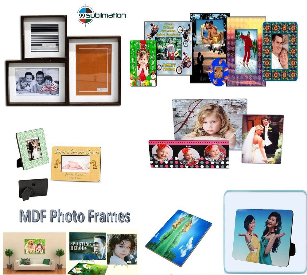 MDF Sublimation Photo Frames