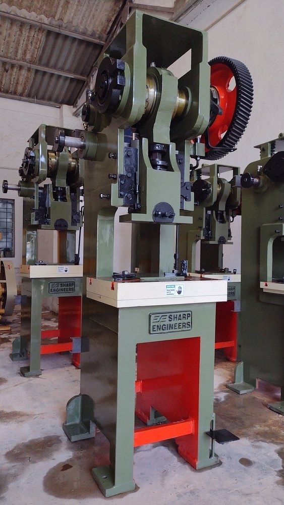 Mechanical Mild Steel Power Press Machines, Capacity: 20ton Heavy Duty, Model Name/Number: Sharp Engineers