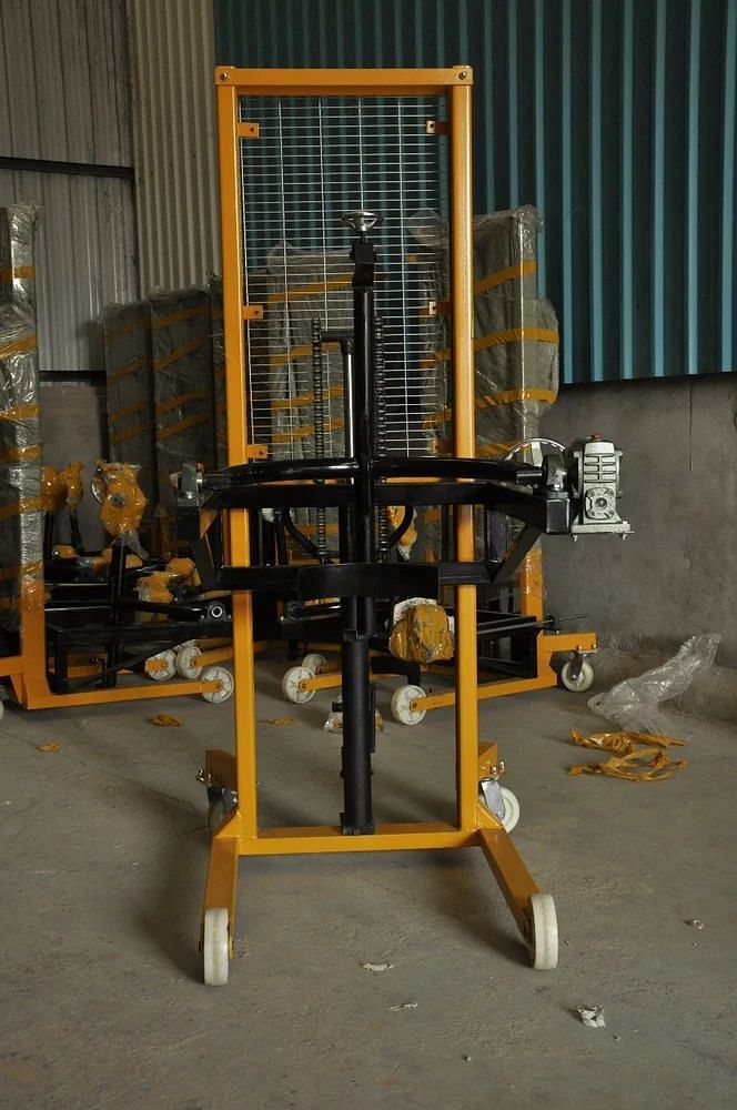 MechYantra Manual Drum Stacker, 1600 mm