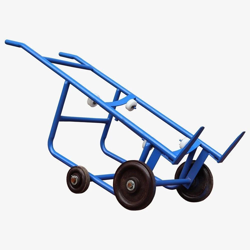 Mechyantra Mild Steel Four Wheel Drum Trolley, No Of Wheels: 4, Loading Capacity: 350KG