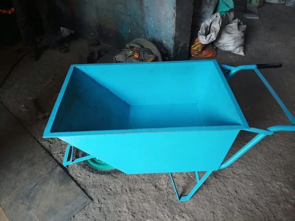 MechYantra Wheel Barrow Trolley, For Material Handling, Capacity: 350 Kg