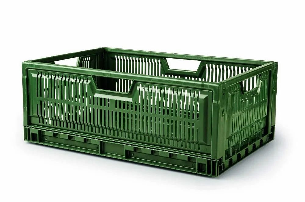 Mesh Plastic Foldable Crates, Size: 600 X 400 X 235, Capacity: 15 -35 Kg