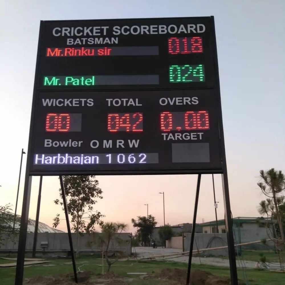 Metal Ae Special Cricket LED Score Board ( Red Color )