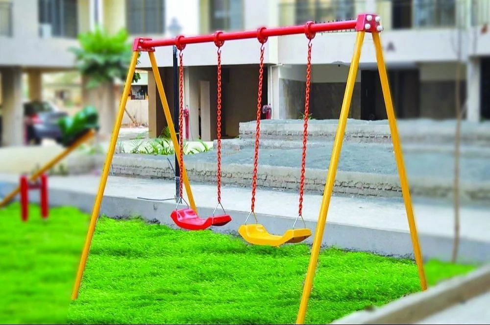 Metal Children Play Swing