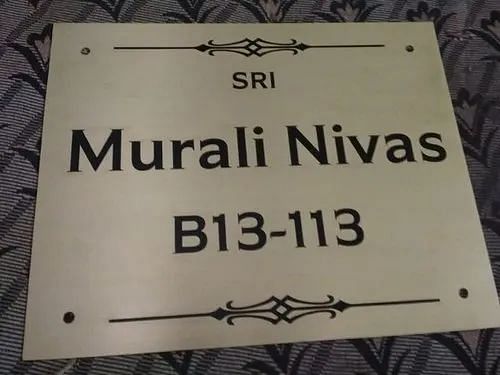 Metal Name Plate Cutting Services