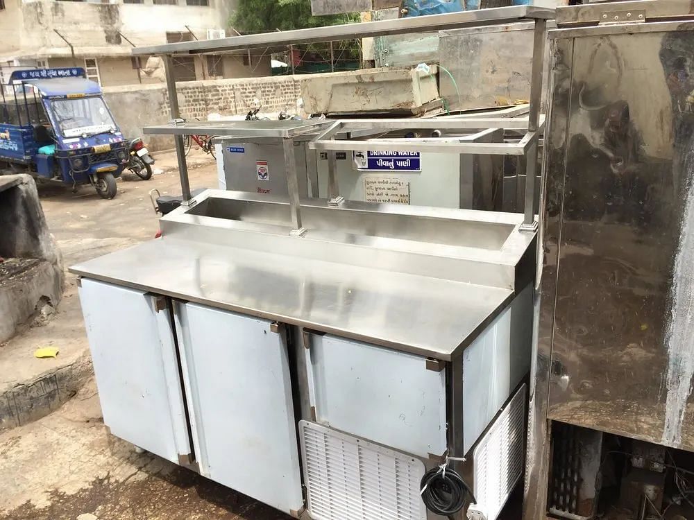 Metal Pav Bhaji Counter, For Restaurant