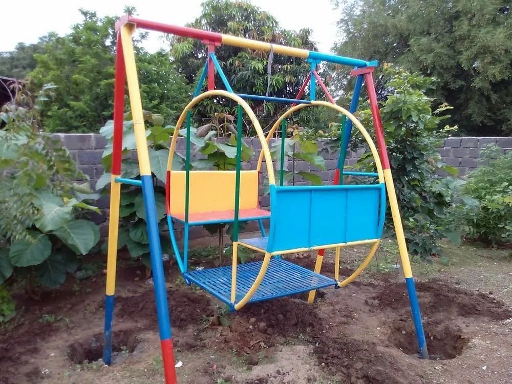 Metal Playground Circular Swing