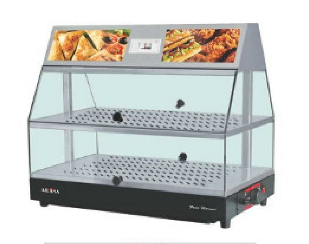 Metal Rectangular Table top Hot Display Counter