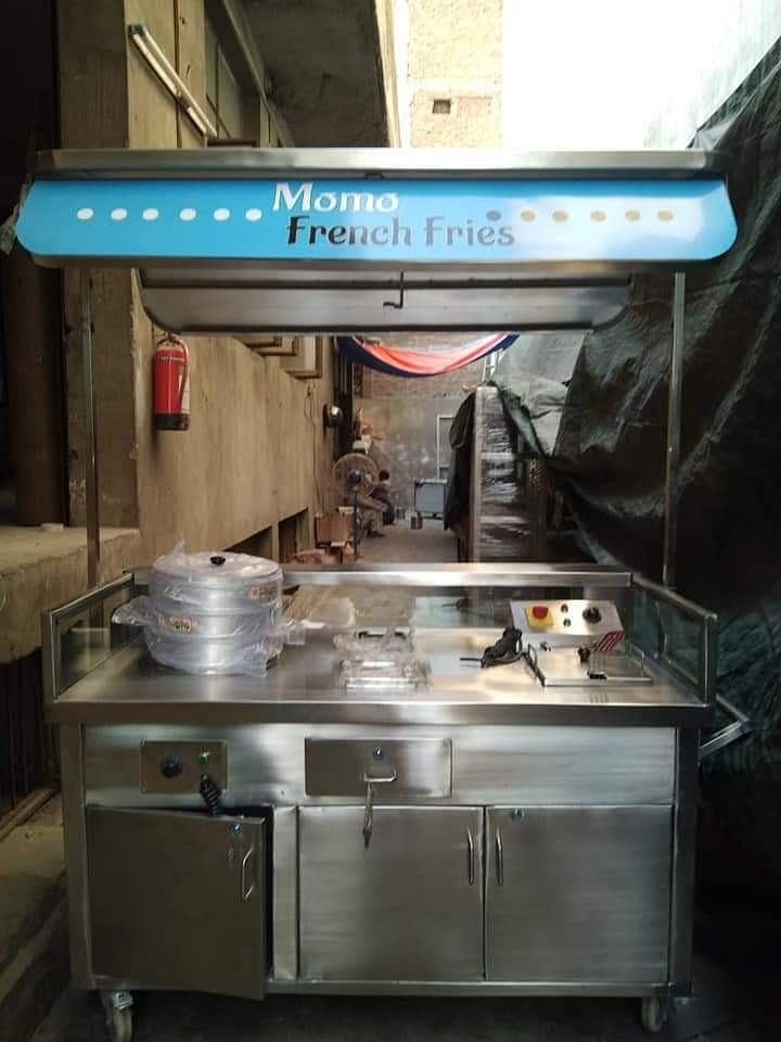 Metal Service Counter, For Bakery