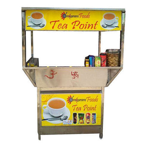 Metal Tea Shop Counter