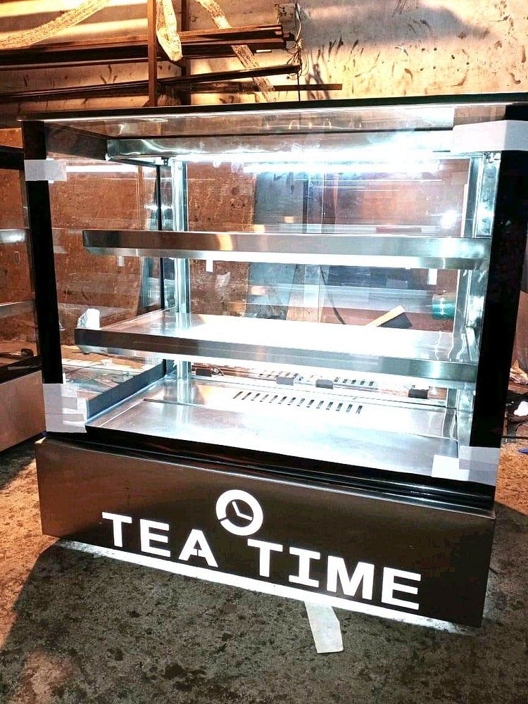 Metal Tea Time Display Counter, For Shop