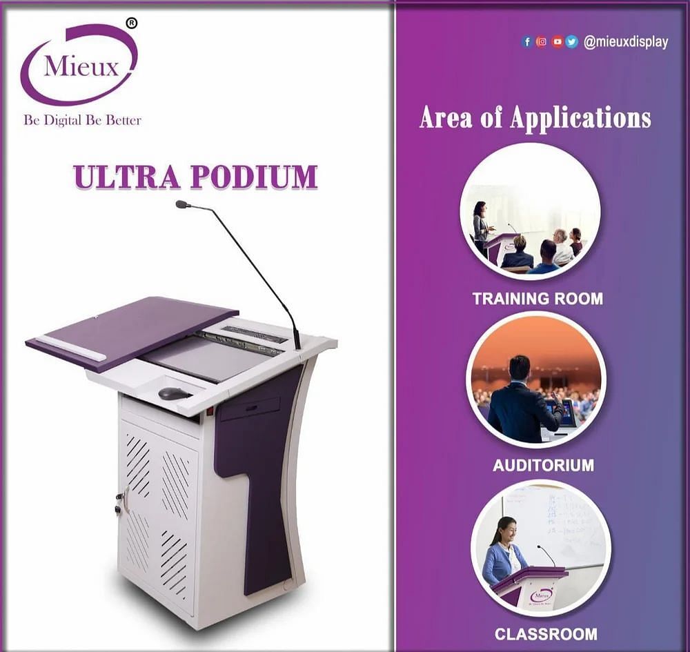 Metal Ultra Digital Podium, For Colleges, School