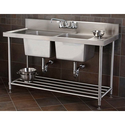 Metallic Grey Sink Unit