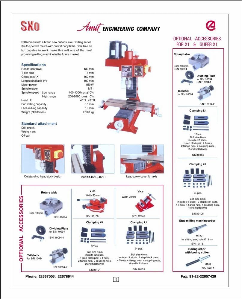 Micro Mill Machine