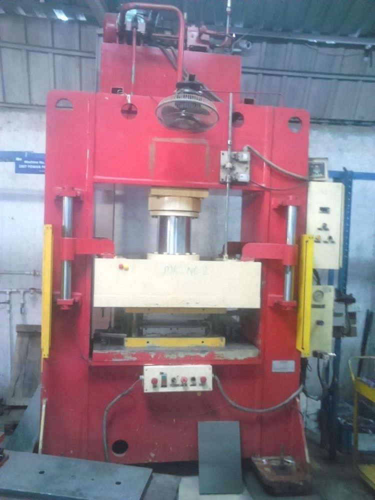 Mild Steel 100-500 H Type 200 Ton Hydraulic Press Machine, For Metal Steel Cutting