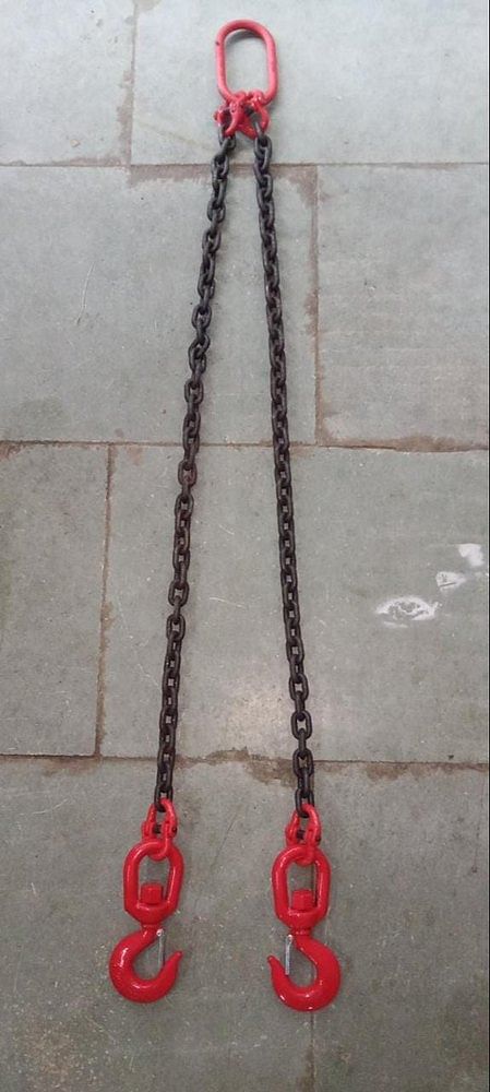 Mild Steel 2 Leg Chain Sling, Chain Grade: Industrial Grade, Capacity: 5 Ton